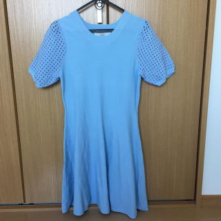 ダズリン(dazzlin)の【美品】dazzlin 水色ワンピース(ひざ丈ワンピース)