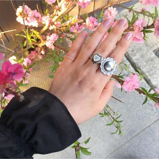 【数量限定】【新作人気シリーズ】flower silver ring(リング)