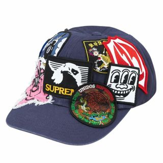 Supreme Patches 6-Panel Navy キャップ 新品(キャップ)