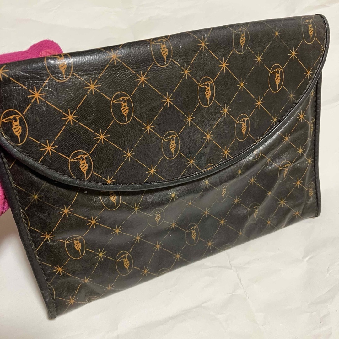 ヴィンテージ TRUSSARDI トラベル バッグ ナイロンxエキゾチック