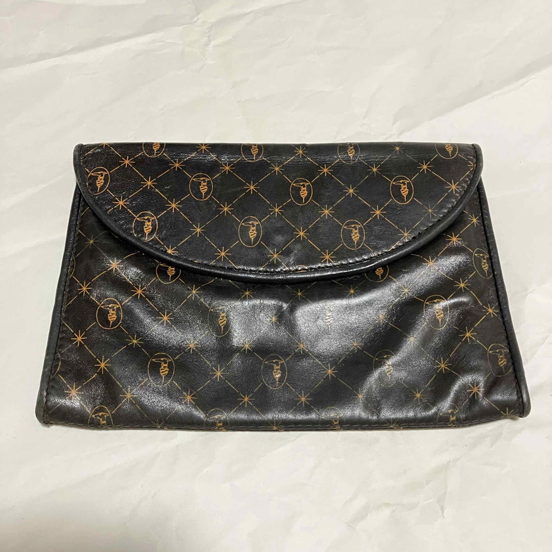 ヴィンテージ TRUSSARDI トラベル バッグ ナイロンxエキゾチック
