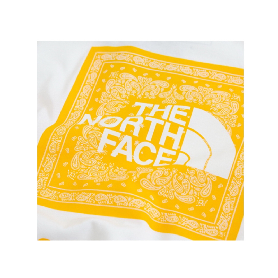 THE NORTH FACE(ザノースフェイス)の【 S 】ホワイト★ バンダナ スクエア ロゴ Tシャツ★ ノースフェイス メンズのトップス(Tシャツ/カットソー(半袖/袖なし))の商品写真