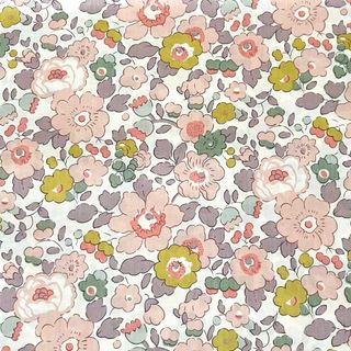 リバティ(LIBERTY.)のリバティ 国産タナローン★ベッツィ サーモンピンク チビチビキッチン★1.5m(生地/糸)