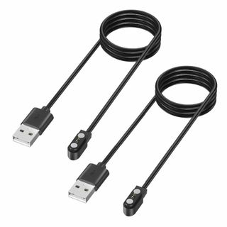 【特価商品】スマートウォッチ充電器 2 ピン距離 2.84 mm USB磁気充電(その他)