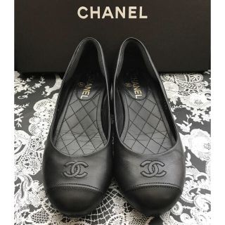 シャネル(CHANEL)のkkyyoo様専用✞CHANEL フラットシューズ✞(バレエシューズ)