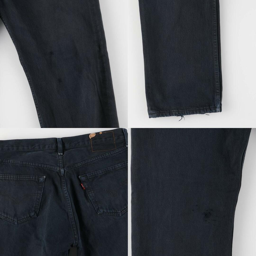 Levi's(リーバイス)の古着 00年代 リーバイス Levi's 00501-0165 ユーロモデル ブラックデニム ストレートデニムパンツ メンズw34相当 /eaa557014 メンズのパンツ(デニム/ジーンズ)の商品写真