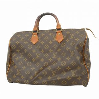 ルイヴィトン(LOUIS VUITTON)の【5fc4254】ルイヴィトン ハンドバッグ モノグラム スピーディ35 M41107 ブラウン【中古】レディース(ハンドバッグ)