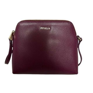 フルラ(FURLA)のFURLA(フルラ) ショルダーバッグ美品  ボエム ボルドー レザー(ショルダーバッグ)