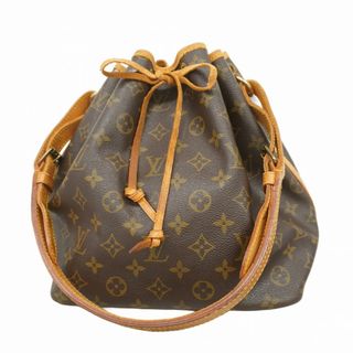 ルイヴィトン(LOUIS VUITTON)の【5fc4418】ルイヴィトン ショルダーバッグ モノグラム プチノエ M42226 ブラウン【中古】レディース(ショルダーバッグ)