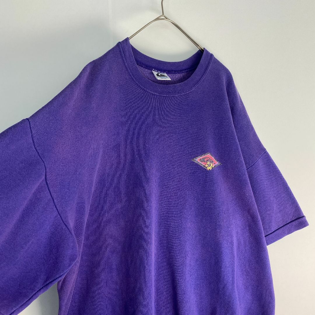 VINTAGE(ヴィンテージ)のヴィンテージ　スウェット 半袖スウェット　USA製 XL 2XL　紫 メンズのトップス(スウェット)の商品写真