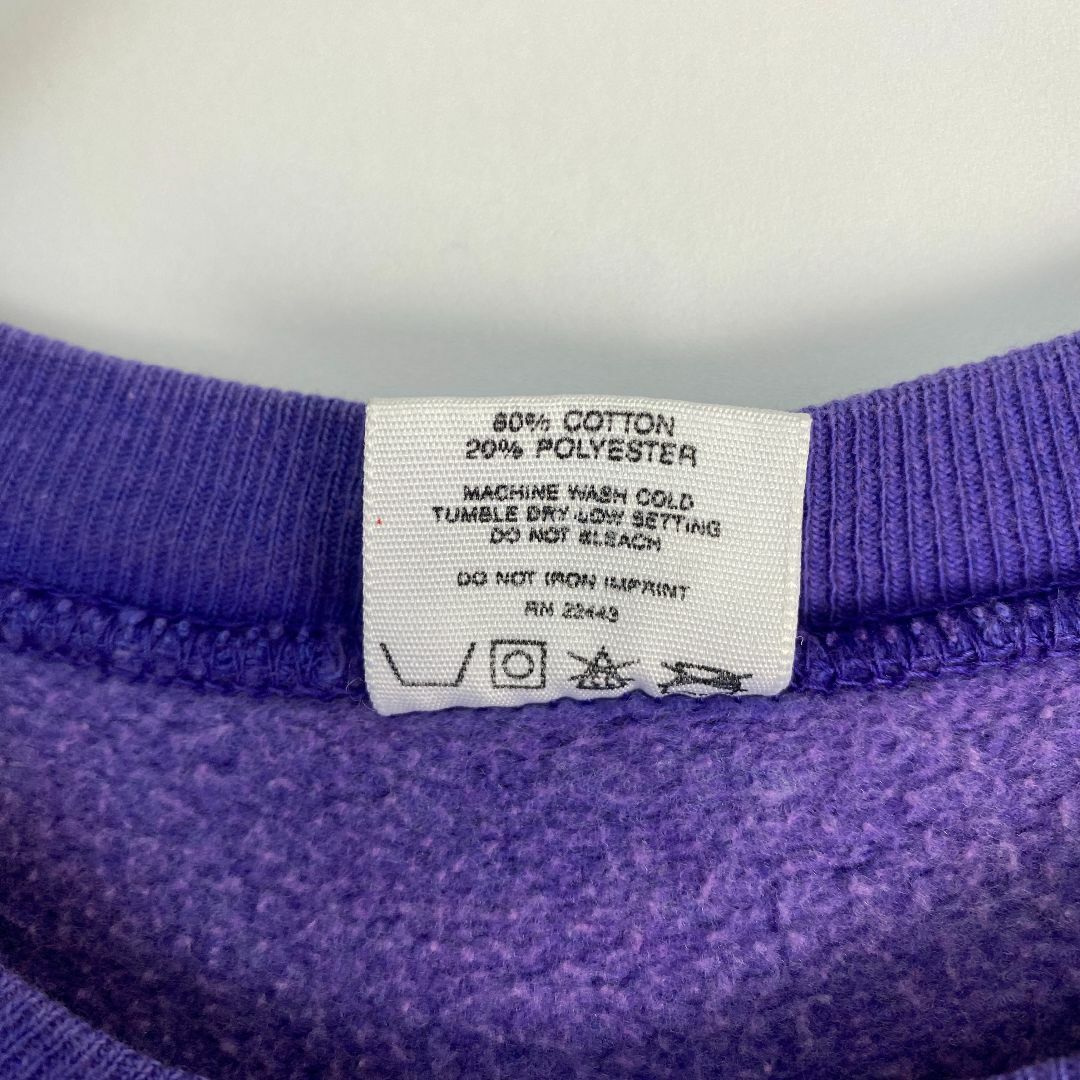 VINTAGE(ヴィンテージ)のヴィンテージ　スウェット 半袖スウェット　USA製 XL 2XL　紫 メンズのトップス(スウェット)の商品写真
