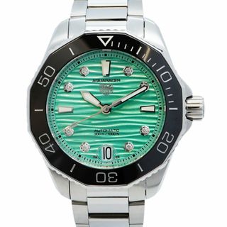 タグホイヤー(TAG Heuer)の【5wwf0158】タグホイヤー アクアレーサー WBP231K グリーン文字盤【中古】腕時計 メンズ(腕時計(アナログ))