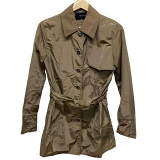 CIVIDINI(チヴィディーニ) ブルゾン サイズ38 S レディース - ブラウン 長袖/春/秋(ブルゾン)