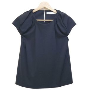 エストネーション(ESTNATION)のESTNATION(エストネーション) 半袖カットソー サイズ36 S レディース美品  - 黒(カットソー(半袖/袖なし))