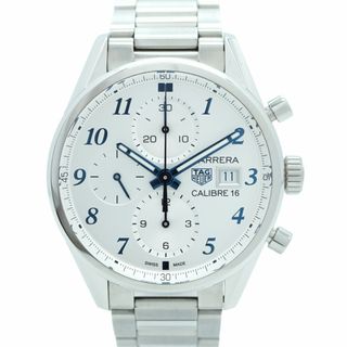 タグホイヤー(TAG Heuer)の【5wwf0215】タグホイヤー カレラ CBK2114 シルバー文字盤【中古】腕時計 メンズ(腕時計(アナログ))