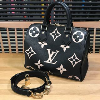 ルイヴィトン(LOUIS VUITTON)の良品 ルイヴィトン 現行 バイカラーアンプラント スピーディ25 バンドリエール(ハンドバッグ)