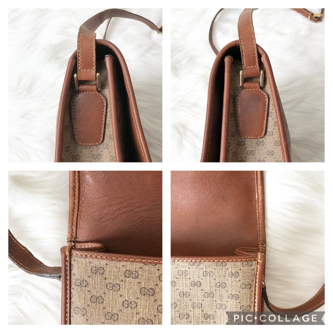 GUCCI - GUCCI ショルダーバッグ マイクロGG シェリーライン