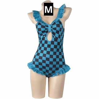 Mサイズ⭐️鬼滅の刃 水着 コスプレ衣装 炭治郎　ワンピース　かわいい(ノーカラージャケット)