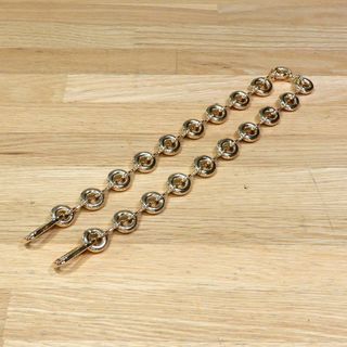 超美品 ロエベ ドーナツチェーン ショート ゴールド ショルダーストラップ