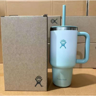 Hydro Flask ストロー付き水筒 40 oz グラデーショングリーン(タンブラー)