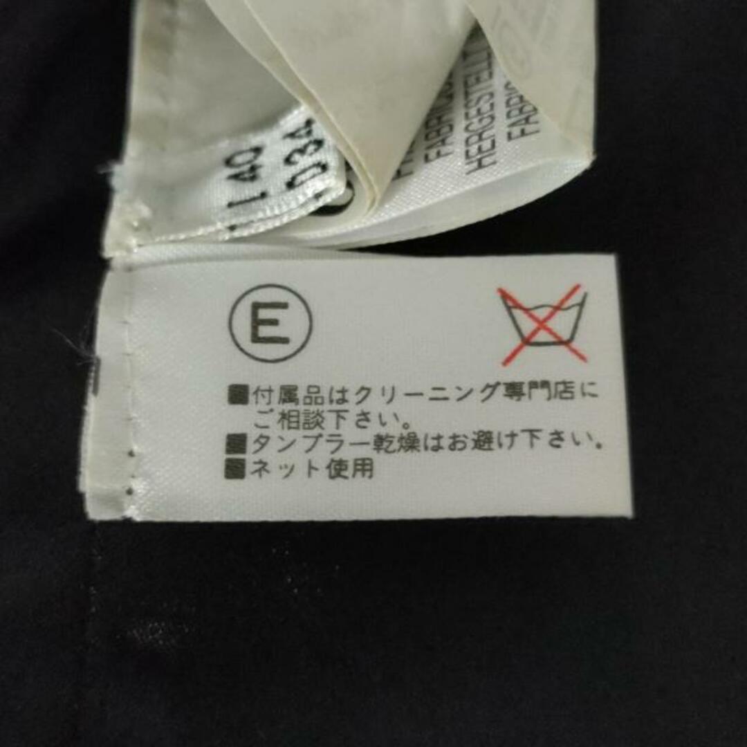 BLUGiRL BLUMARINE(ブルーガールブルマリン) ワンピース サイズI 40 レディース美品  - 黒 クルーネック/ノースリーブ/ひざ丈 レディースのワンピース(その他)の商品写真