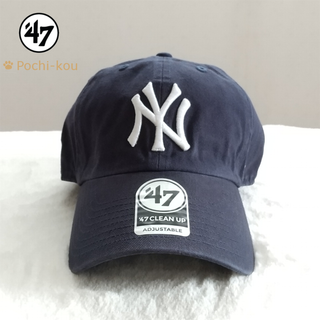 47Brand NY YANKEES '47 CLEAN UP キャップ 紺