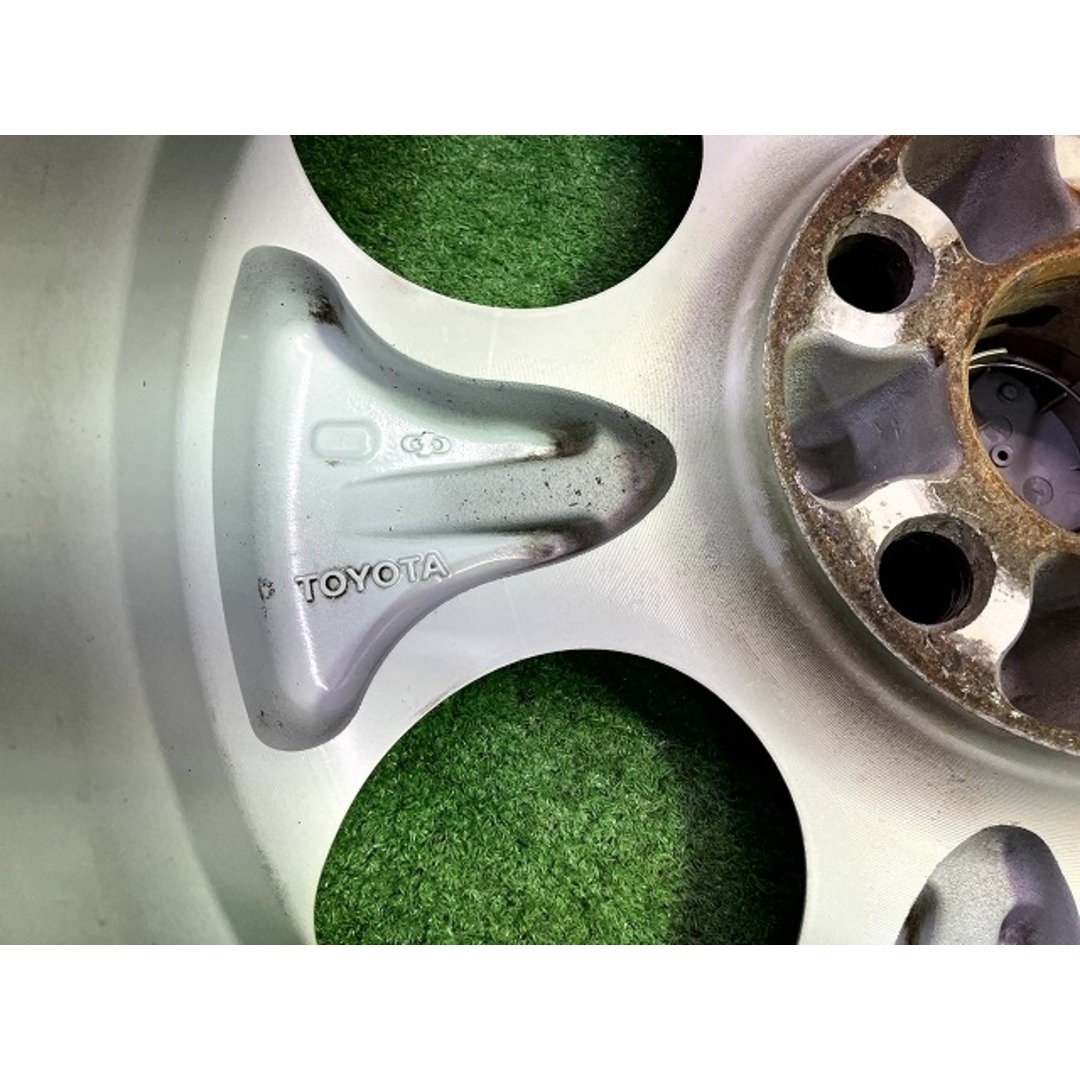 トヨタ(トヨタ)のトヨタ TOYOTA 純正 アルファード  ANH15W ホイール アルミ ポリッシュ 17インチ 7J 5穴 4本 114.3 +45 42611-58090 自動車/バイクの自動車(ホイール)の商品写真