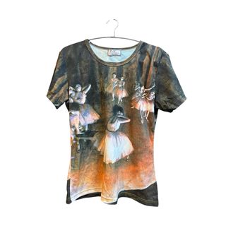 マルテ(Marte)のvintage バレリーナアートプリント半袖Tシャツ Tシャツ L(Tシャツ(半袖/袖なし))