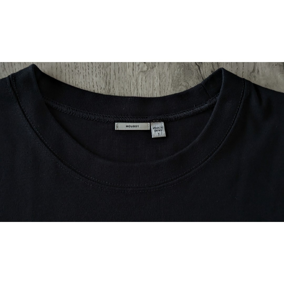moussy(マウジー)の【美品】MOUSSY SUVIN GIZA  CN Tシャツ size1  レディースのトップス(Tシャツ(半袖/袖なし))の商品写真
