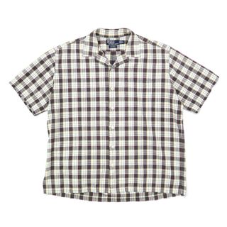 90s ビンテージ ポロ ラルフローレン CALDWELL チェック 半袖シャツ