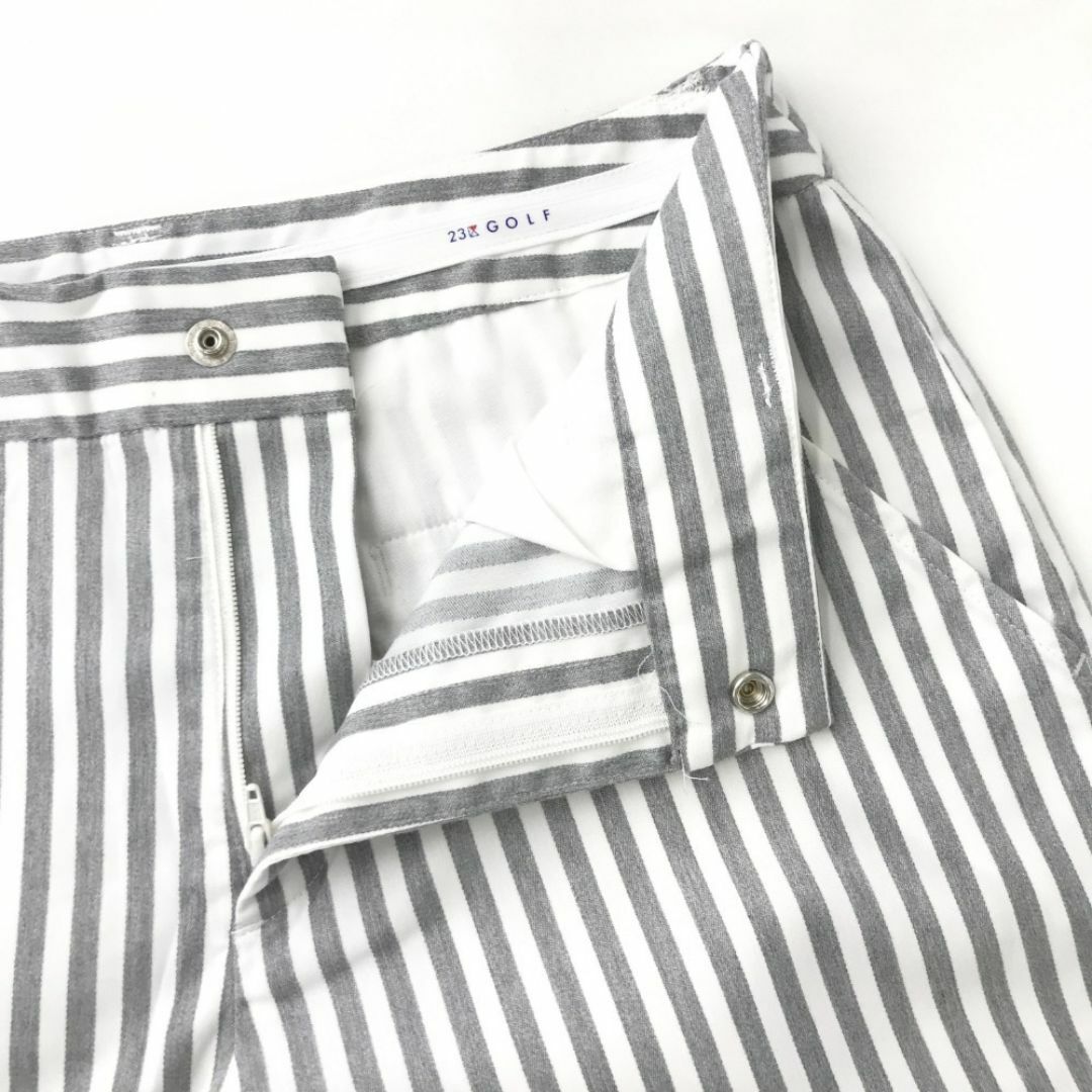 ✈美品 23区 GOLF ショートパンツ ゴルフウェア 61 S グレー