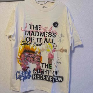 トラヴィススコット × セントマイケル 3A Tシャツ ホワイト(Tシャツ/カットソー(半袖/袖なし))