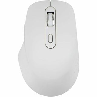 ホワイト ワイヤレスマウス 静音設計 無線マウス 超低遅延 充電式