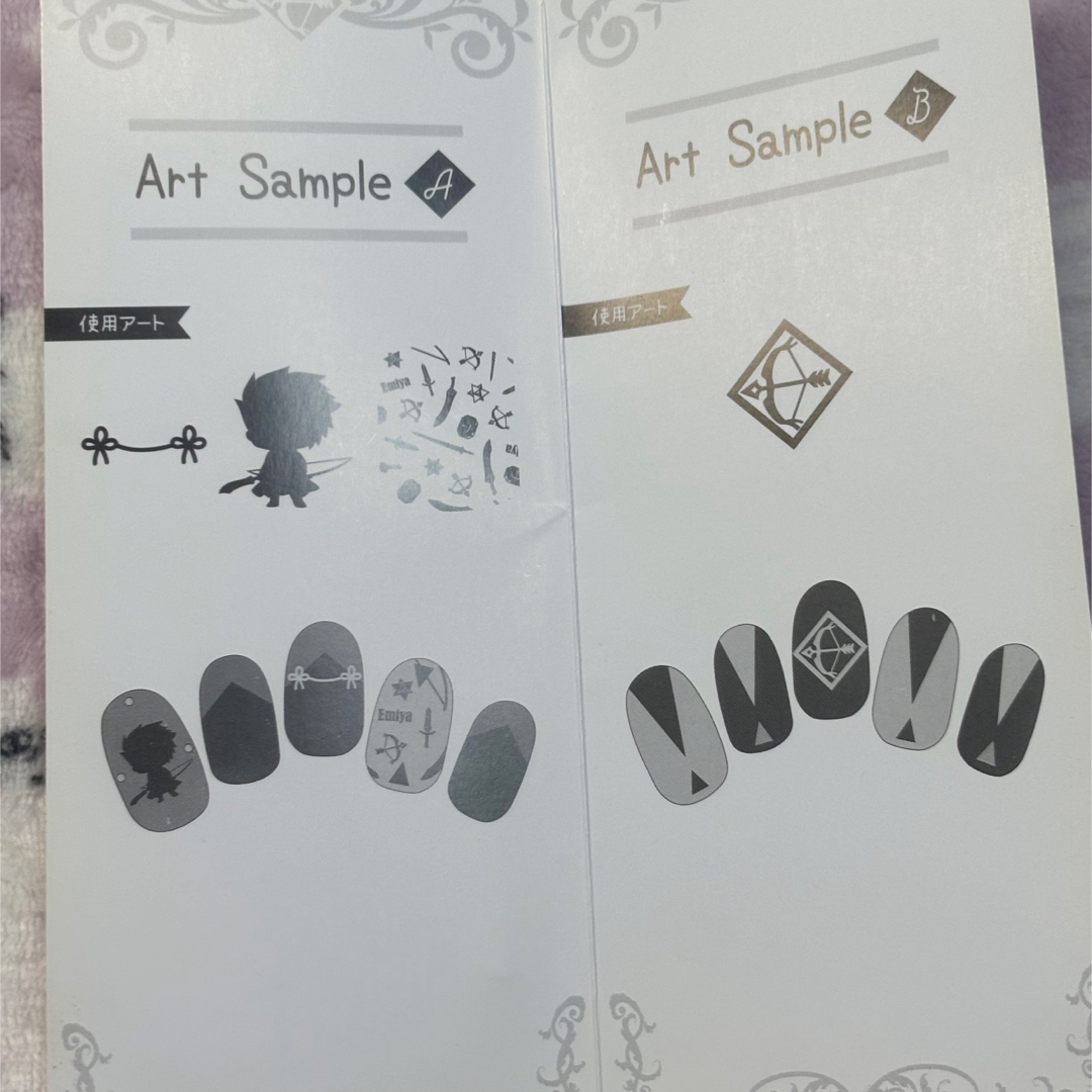 FGO スタンプアート エミヤ 　オジマンディアス  コスメ/美容のネイル(ネイル用品)の商品写真