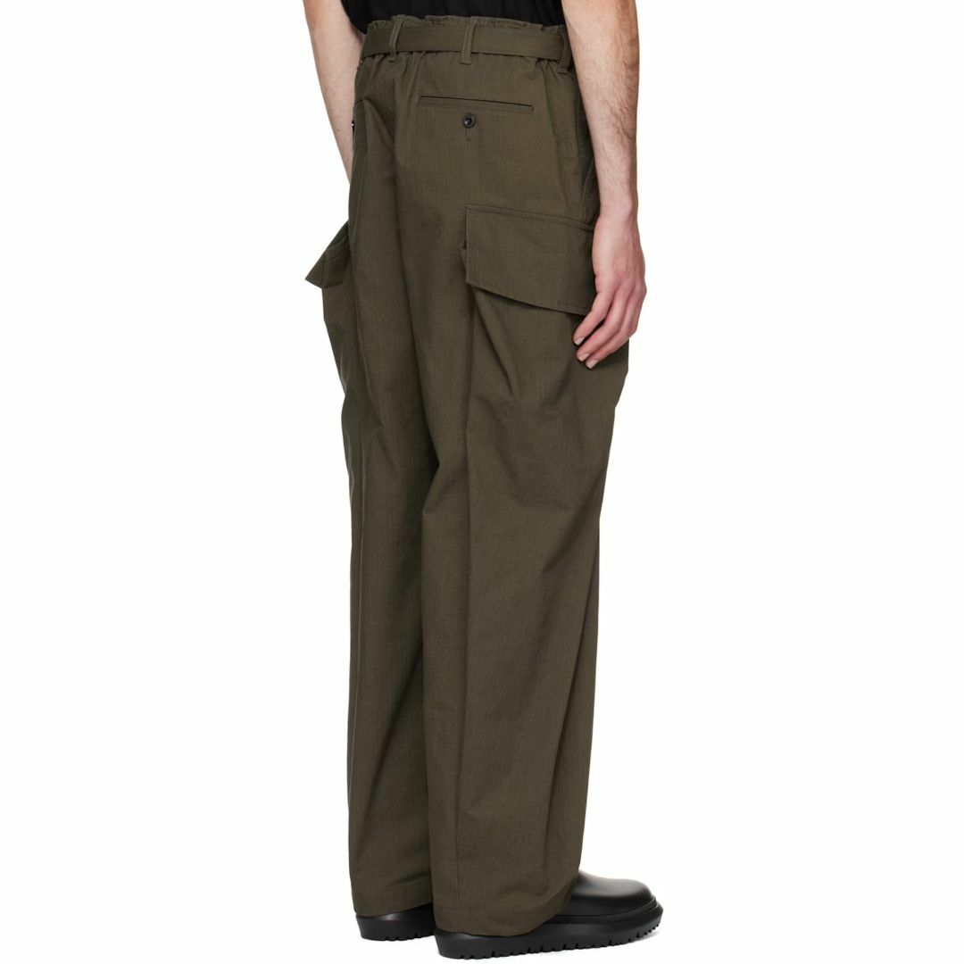 sacai - 入手困難☆sacaiサカイ25AW完売rip stop pantsカーキ