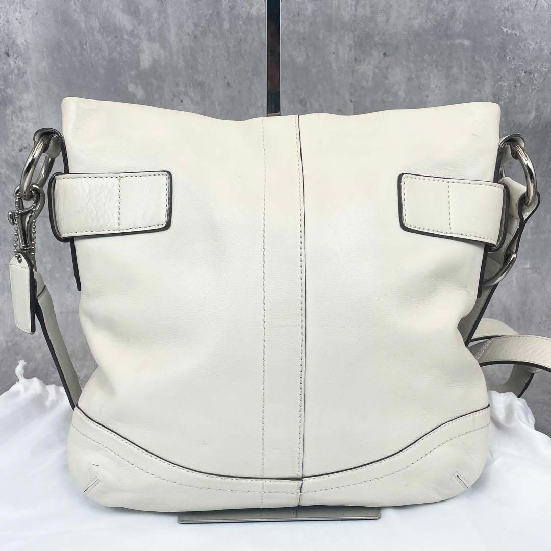 の 人気アイテムランキング COACH - 【極美品✨】 コーチ ショルダーバッグ レザー ホワイト バッグ