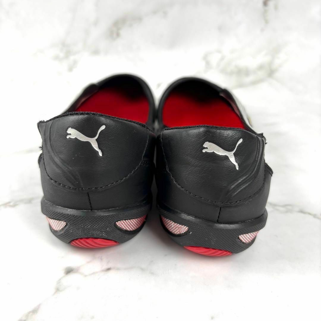 PUMA - 【美品】PUMA プーマ スリッポン 23 ブラック レザー