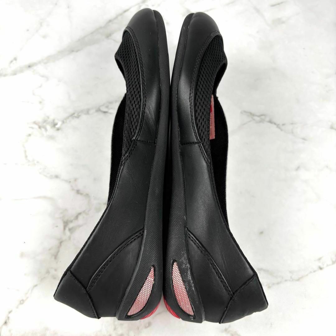 PUMA - 【美品】PUMA プーマ スリッポン 23 ブラック レザー