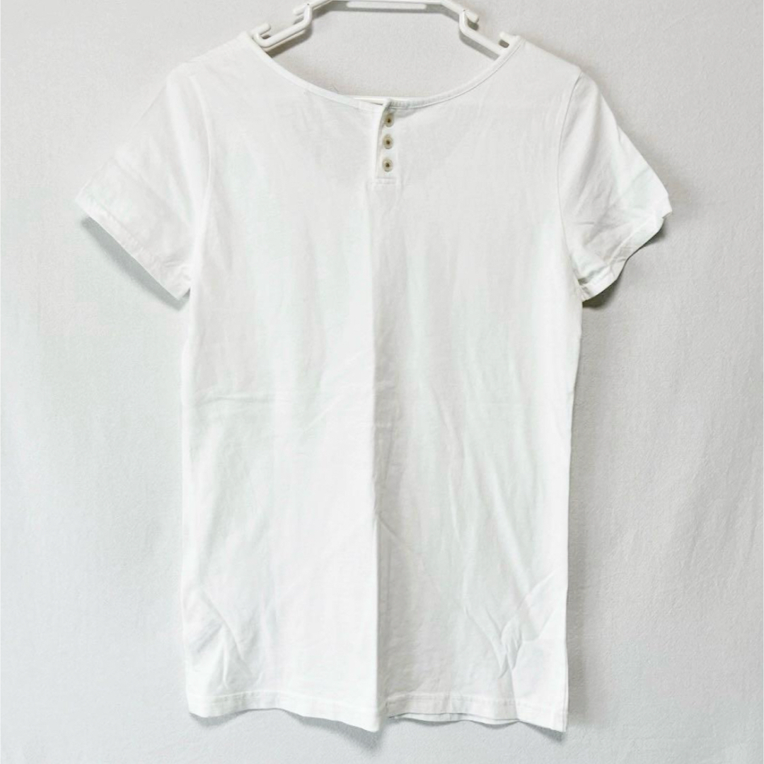 Tシャツ　無地　ホワイト　未使用 レディースのトップス(Tシャツ(半袖/袖なし))の商品写真