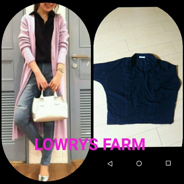 LOWRYS FARM(ローリーズファーム)のローリーズ*今季RTスキッパーシャツ レディースのトップス(シャツ/ブラウス(長袖/七分))の商品写真