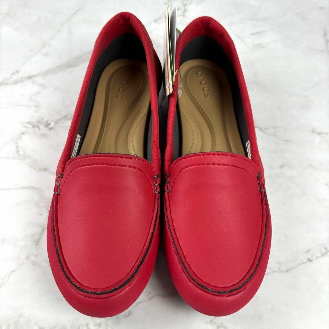 極美品】クロックス (24) パンプス フラットシューズ リボン