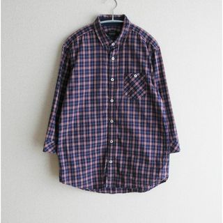 バーバリーブラックレーベル(BURBERRY BLACK LABEL)のBURBERRY BLACK LABEL　七分袖 チェックシャツ(シャツ)