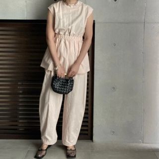 LOHEN ローヘン ハイカウント コットン ブラウジング ブラウス(シャツ/ブラウス(半袖/袖なし))