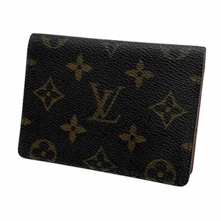 ルイヴィトン(LOUIS VUITTON)の美品 ルイヴィトン モノグラム M60533 ポルト2 カルトヴェルティカル(名刺入れ/定期入れ)
