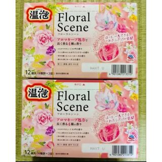 アースセイヤク(アース製薬)の入浴剤 アース製薬 温泡 透明湯 フローラルシーン 4種類24個　(入浴剤/バスソルト)
