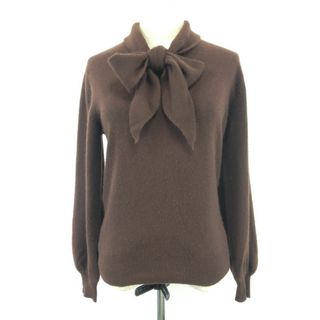 90s/Vintage★EL MIDAS【エルミダ】カシミヤ100％ 長袖セーター【10/レディースM-L程度/茶/brown】三崎商事/Tops/knit◆BJ041-e