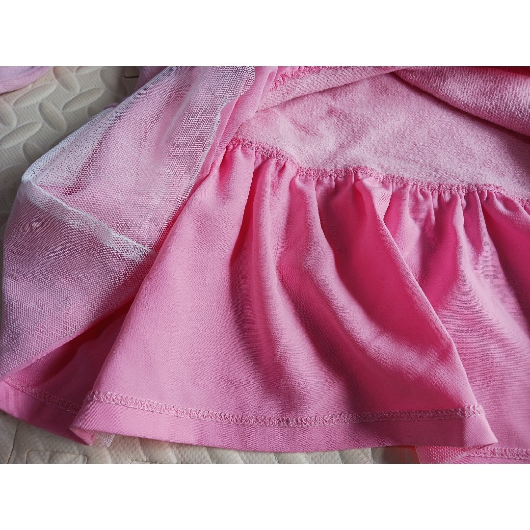 アンパンマン(アンパンマン)のアンパンマン 女の子 100 春秋冬向け トレーナー ピンク キッズ/ベビー/マタニティのキッズ服女の子用(90cm~)(Tシャツ/カットソー)の商品写真