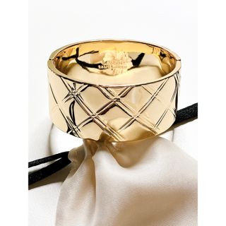 Ralph Lauren - ラルフローレン　ゴールド　バングル　幅3センチ