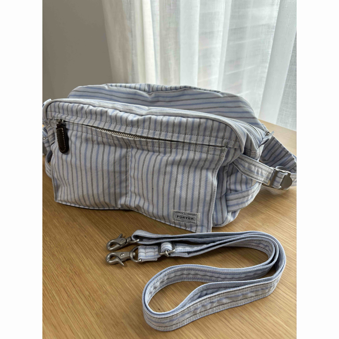 暮らしに便利なアイテム PORTER ブルー 【限定生産/70周年記念/美品】ポーター - バッグ