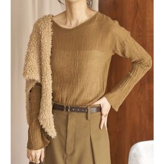 プラージュ(Plage)の新品＊Plage アトリエフランセATELIERS FRANCAIS別注ブラウス(カットソー(長袖/七分))